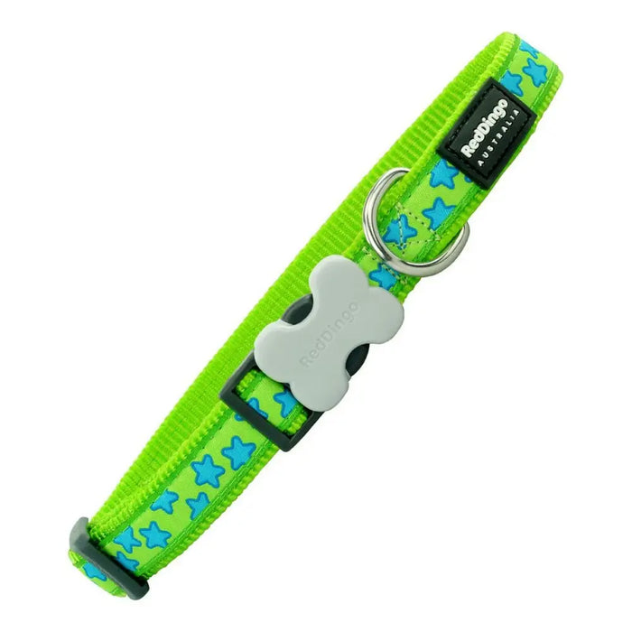 Dog collar Red Dingo Star Stars (1,2 x 20-32 cm) - Домашни Животни<<<Дом Градина<<<BigBuy&&&Пътуване и