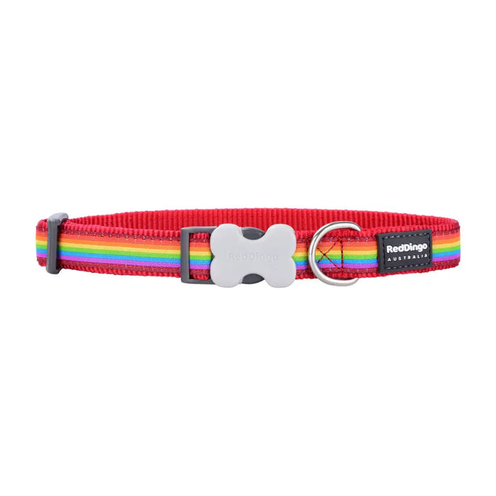 Dog collar Red Dingo STYLE RAINBOW 15 mm x 24-36 cm - Домашни Животни<<<Дом Градина<<<BigBuy&&&Пътуване и