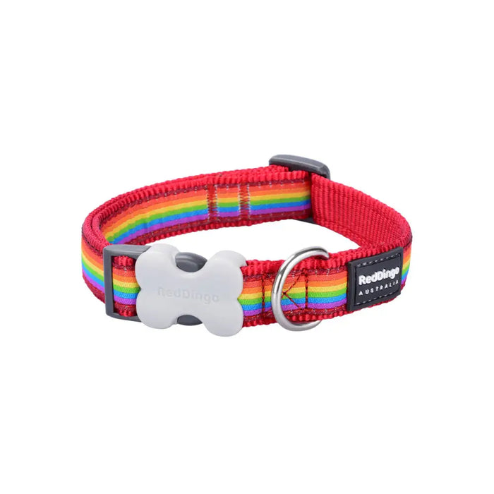 Dog collar Red Dingo STYLE RAINBOW 41-63 cm - Домашни Животни<<<Дом Градина<<<BigBuy&&&Пътуване и разходки<<<Домашни