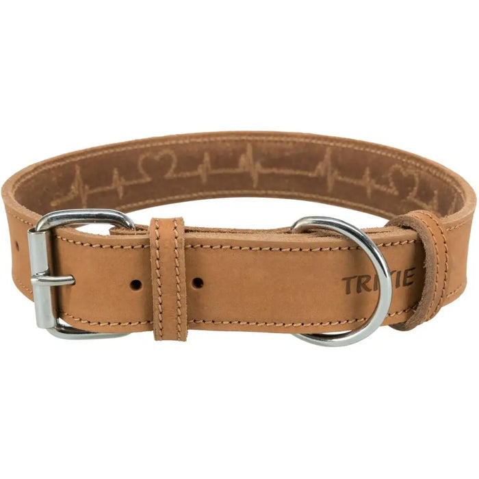 Dog collar Trixie Heartbeat Brown L/XL 55-65 cm - Домашни Животни<<<Дом Градина<<<BigBuy&&&Пътуване и
