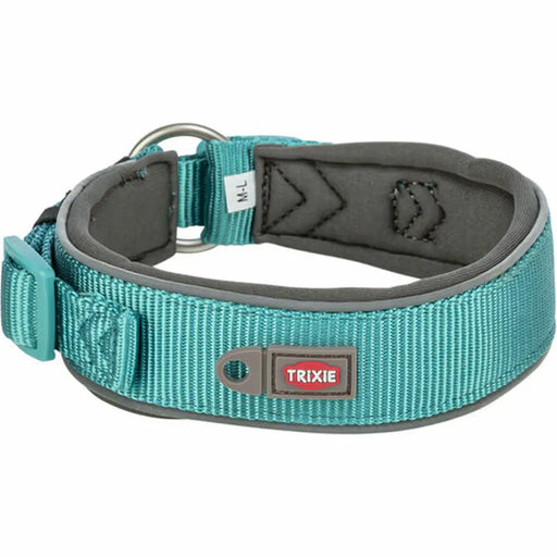 Dog collar Trixie Premium Graphite Light Blue S/M 33-42 cm - Домашни Животни<<<Дом Градина<<<BigBuy&&&Пътуване и