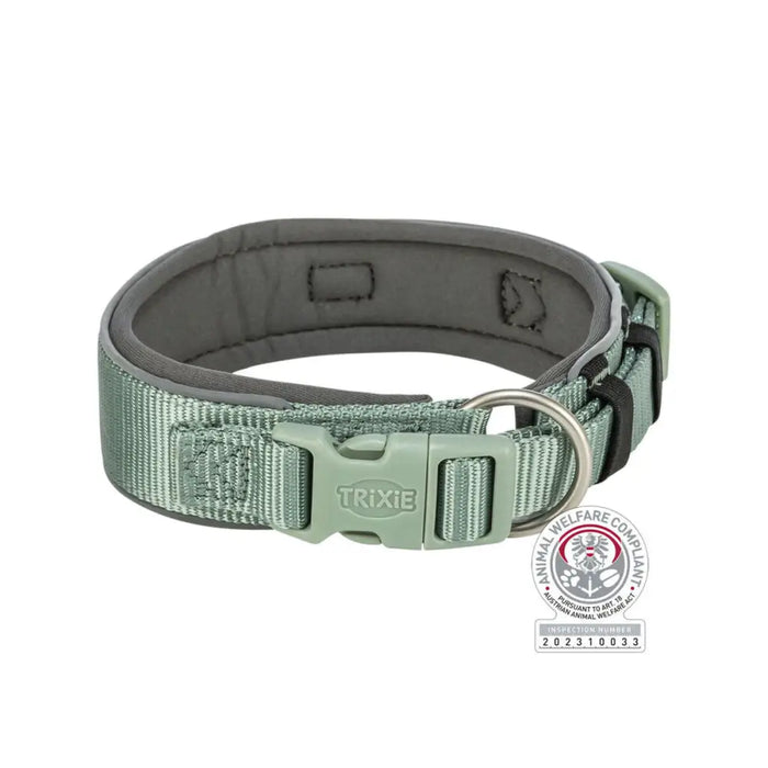 Dog collar Trixie Premium Green Graphite L 46-55 cm - Домашни Животни<<<Дом Градина<<<BigBuy&&&Пътуване и
