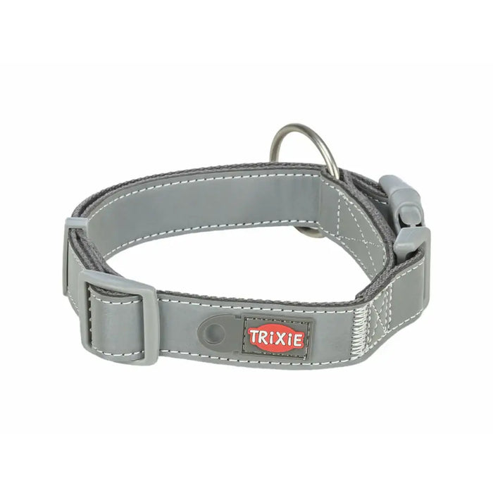 Dog collar Trixie Premium Reflect Graphite M/L - Домашни Животни<<<Дом Градина<<<BigBuy&&&Пътуване и разходки<<<Домашни