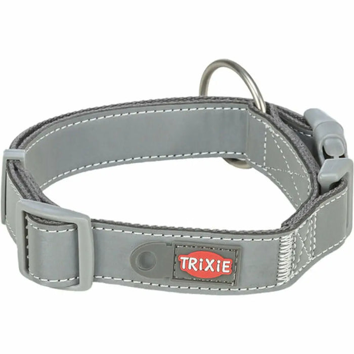 Dog collar Trixie Premium Reflect Graphite S-M 30-45 cm - Домашни Животни<<<Дом Градина<<<BigBuy&&&Пътуване и