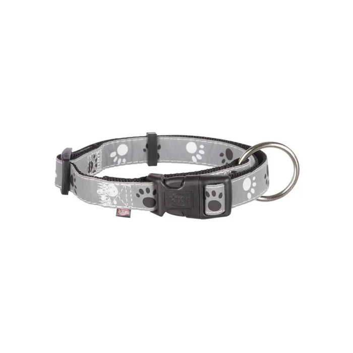 Dog collar Trixie Silver Reflect Black Grey L/XL 40-65 cm - Домашни Животни<<<Дом Градина<<<BigBuy&&&Пътуване и