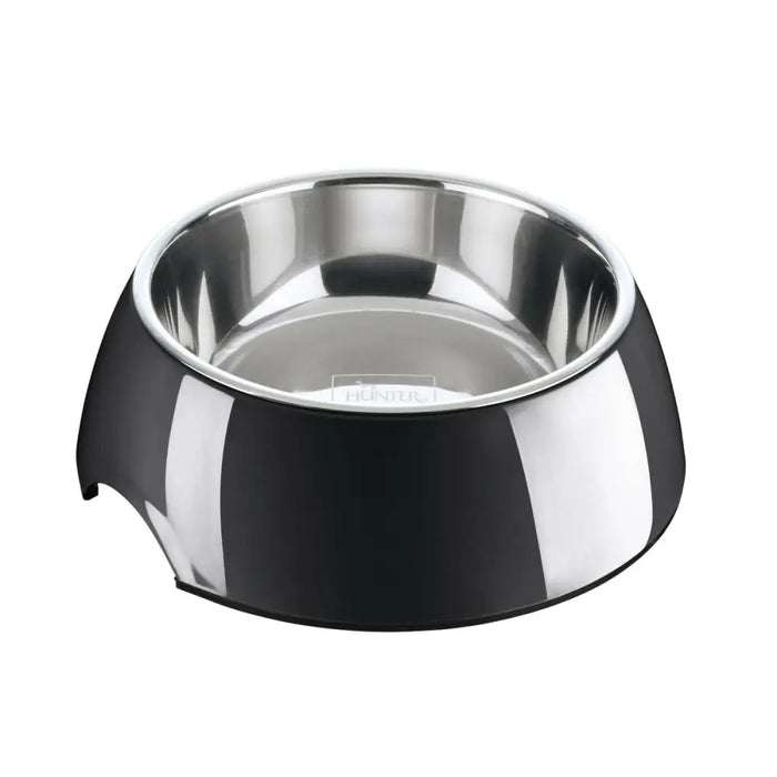 Dog Feeder Hunter Black 1,4 L Stainless steel - Домашни Животни<<<Дом Градина<<<BigBuy&&&Купички за храна и