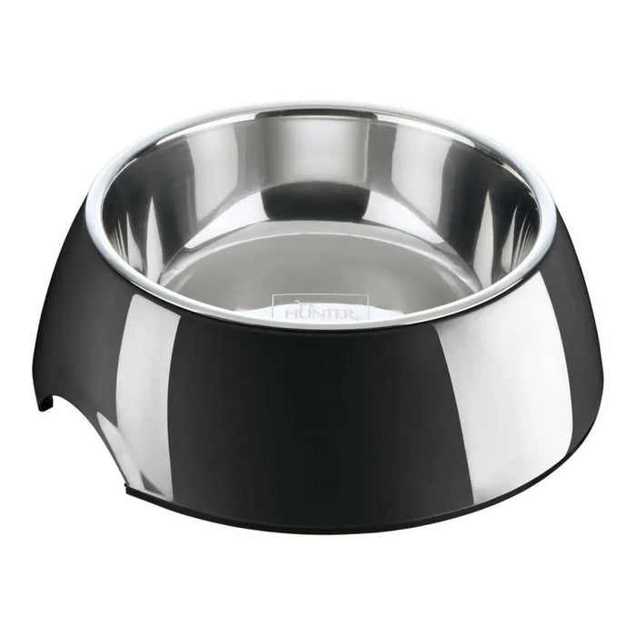 Dog Feeder Hunter Melamin Stainless steel Black 700 ml (22 x 22 x 11,5 cm) - Домашни Животни<<<Дом