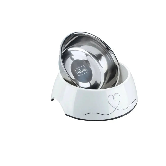 Dog Feeder Hunter Valencia White 160 ml - Домашни Животни<<<Дом Градина<<<BigBuy&&&Купички за храна и вода<<<Домашни