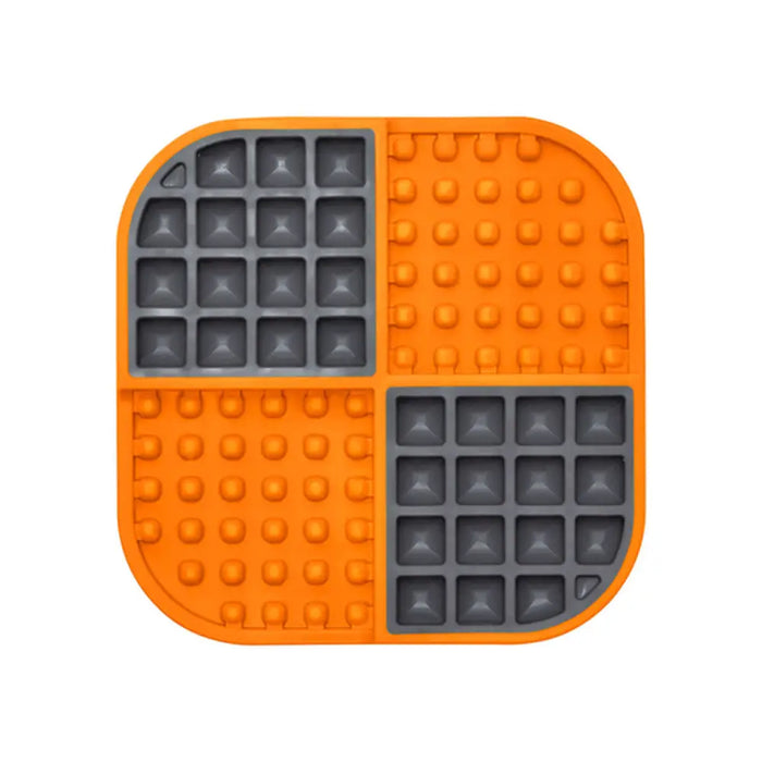 Dog Feeder Lickimat Dog Slomo Orange polypropylene TPR - Домашни Животни<<<Дом Градина<<<BigBuy&&&Купички за храна и