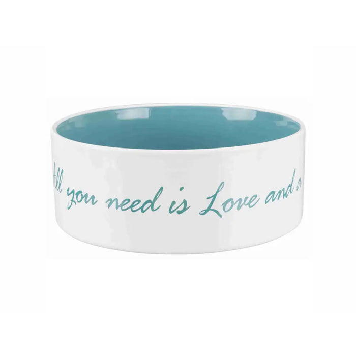 Dog Feeder Trixie Pet’s Home Blue Cream Ø 12 cm 300 ml - Домашни Животни<<<Дом Градина<<<BigBuy&&&Купички за храна и