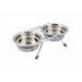 Dog Feeder Trixie Stainless steel 250 ml Double 2 x 250 ml - Домашни Животни<<<Дом Градина<<<BigBuy&&&Купички за храна