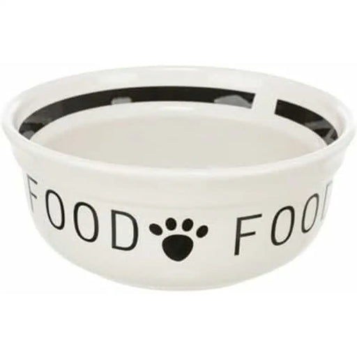 Dog Feeder Trixie White Black Ø 13 cm 250 ml - Домашни Животни<<<Дом Градина<<<BigBuy&&&Купички за храна и
