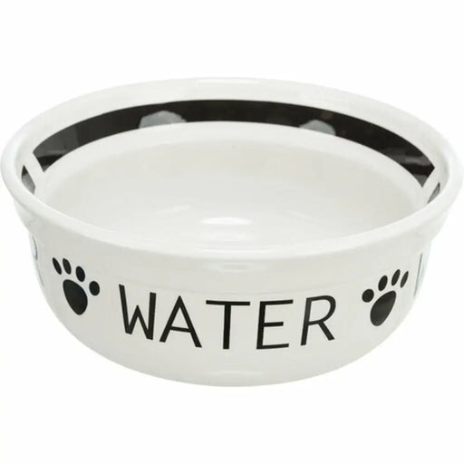 Dog Feeder Trixie White Black Ø 13 cm 250 ml - Домашни Животни<<<Дом Градина<<<BigBuy&&&Купички за храна и
