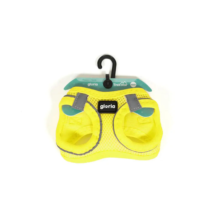 Dog Harness Gloria Trek Star 27-28 cm 31-34,6 cm Yellow XS - Домашни Животни<<<Дом Градина<<<BigBuy&&&Пътуване и