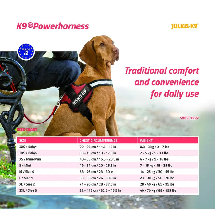 Dog Harness Julius K9 Power Black L 1 - Пътуване и разходки<<<Домашни Животни<<<Дом Градина<<<BigBuy