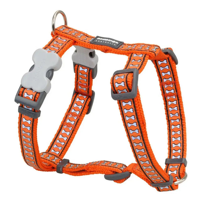 Dog Harness Red Dingo Bone Reflective 46-76 cm Orange - Домашни Животни<<<Дом Градина<<<BigBuy&&&Пътуване и
