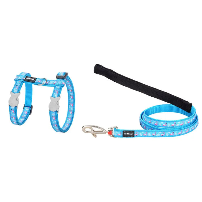 Dog Harness Red Dingo Flamingo Turquoise - Домашни Животни<<<Дом Градина<<<BigBuy&&&Пътуване и разходки<<<Домашни