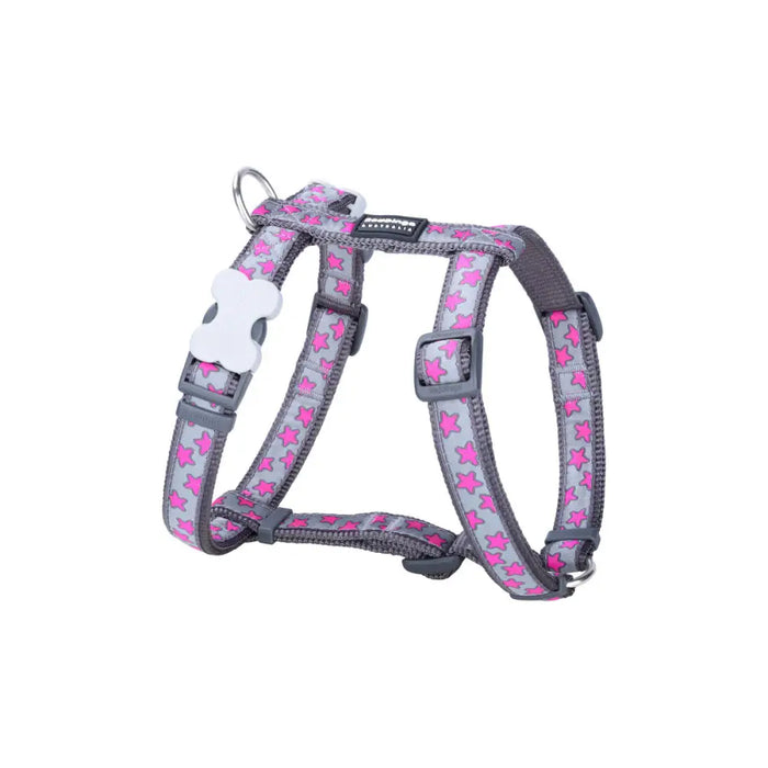 Dog Harness Red Dingo On Cool 25-39 cm Pink Grey - Домашни Животни<<<Дом Градина<<<BigBuy&&&Пътуване и