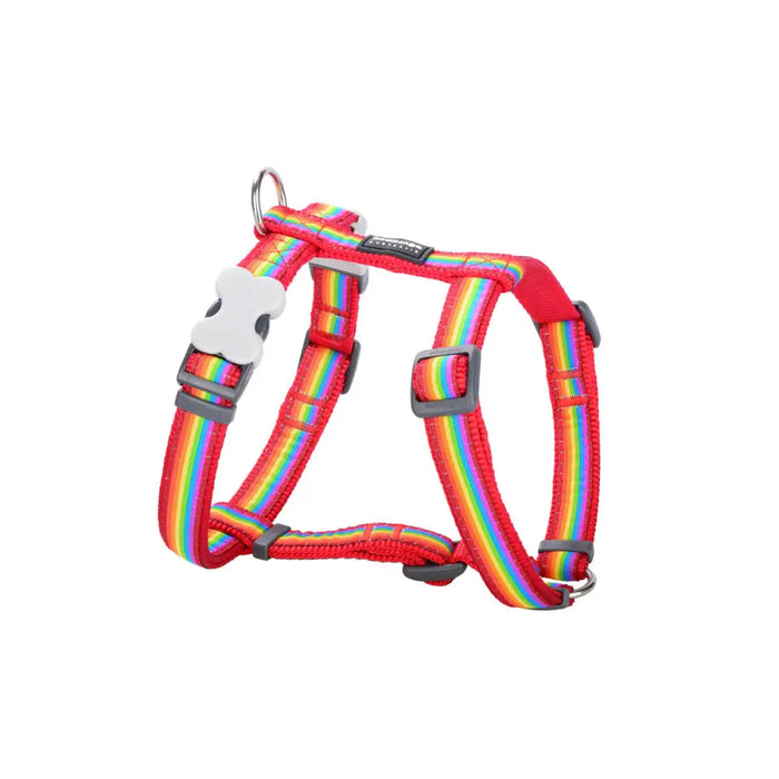 Dog Harness Red Dingo Rainbow 25-39 cm Multicolour - Домашни Животни<<<Дом Градина<<<BigBuy&&&Пътуване и