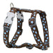 Dog Harness Red Dingo Style Blue Brown Spots 30-48 cm - Домашни Животни<<<Дом Градина<<<BigBuy&&&Пътуване и