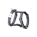 Dog Harness Red Dingo STYLE DIAMOND 45-66 cm Black 36-59 cm - Домашни Животни<<<Дом Градина<<<BigBuy&&&Пътуване и