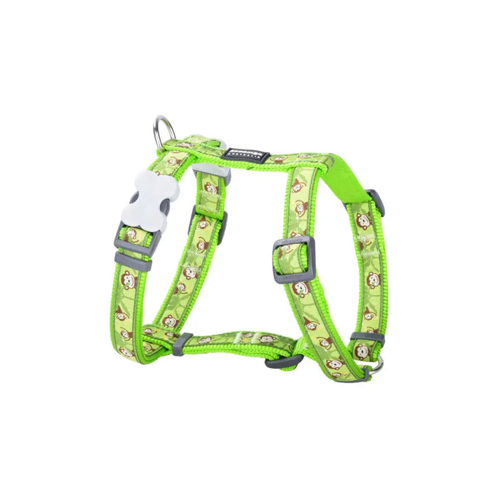 Dog Harness Red Dingo STYLE MONKEY LIME GREEN 45-66 cm 36-59 cm - Домашни Животни<<<Дом Градина<<<BigBuy&&&Пътуване и