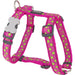 Dog Harness Red Dingo STYLE STARS LIME ON HOT PINK 45-66 cm 36-59 cm - Домашни Животни<<<Дом