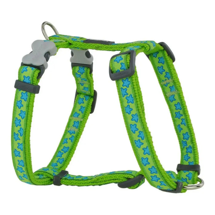 Dog Harness Red Dingo Style Turquoise Star Green 37-61 cm - Домашни Животни<<<Дом Градина<<<BigBuy&&&Пътуване и