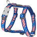 Dog Harness Red Dingo STYLE US FLAG 36-54 cm 30-48 cm - Домашни Животни<<<Дом Градина<<<BigBuy&&&Пътуване и