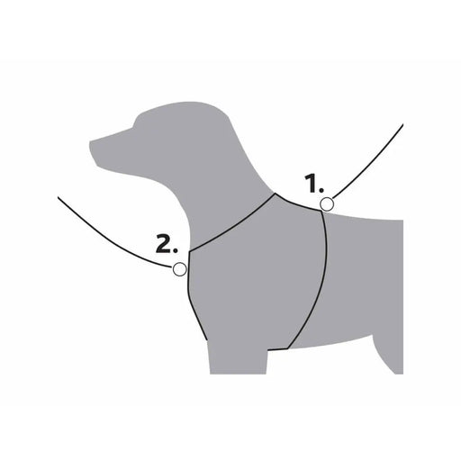 Dog Harness Trixie Premium Trekking Graphite Light Blue S - Пътуване и разходки<<<Домашни Животни<<<Дом Градина<<<BigBuy