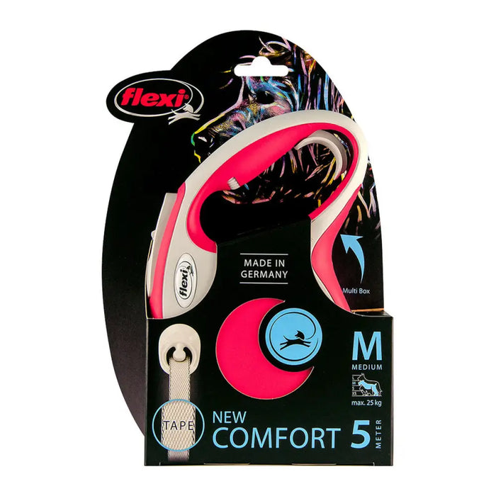 Dog Lead Flexi NEW COMFORT 8 m Red Size L - Домашни Животни<<<Дом Градина<<<BigBuy&&&Пътуване и разходки<<<Домашни