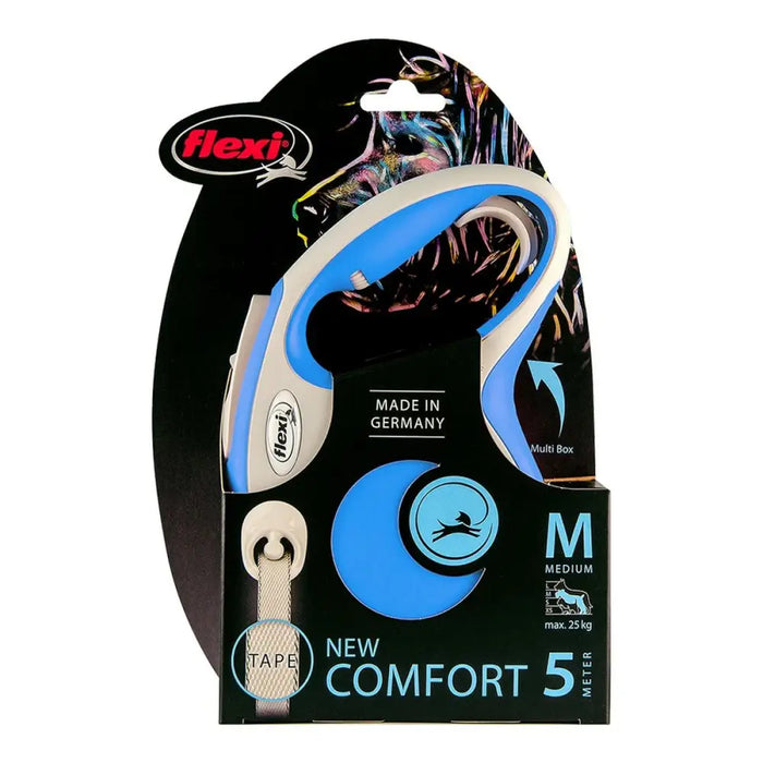Dog Lead Flexi NEW COMFORT Blue Size M - Домашни Животни<<<Дом Градина<<<BigBuy&&&Пътуване и разходки<<<Домашни