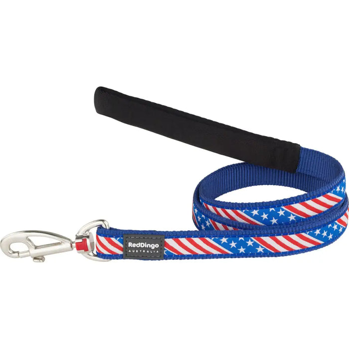 Dog Lead Red Dingo US Flag 1,2 m Blue 1.2 x 120 cm - Домашни Животни<<<Дом Градина<<<BigBuy&&&Пътуване и
