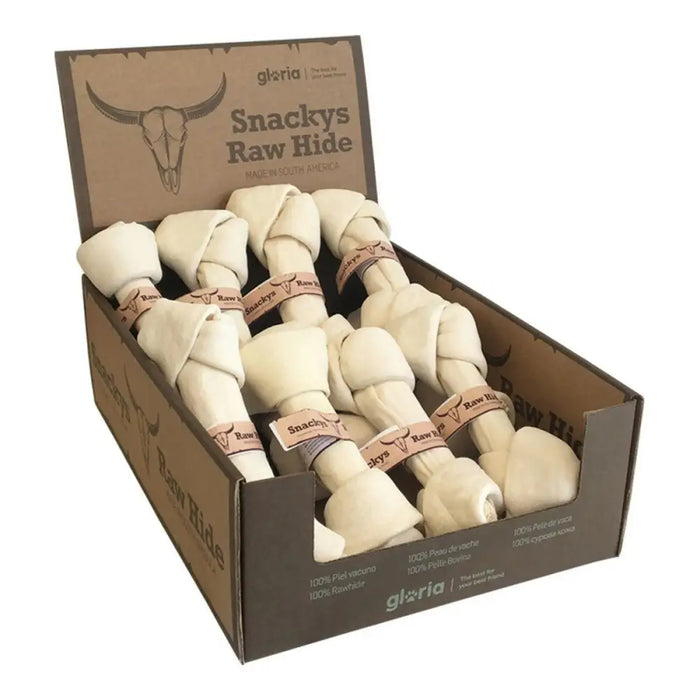 Dog Snack Gloria Rawhide Veal Chewy Knot - Домашни Животни<<<Дом Градина<<<BigBuy&&&Хранене на домашни