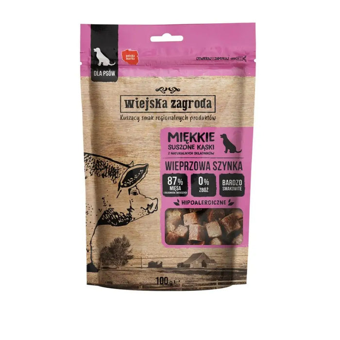 Dog Snack WIEJSKA ZAGRODA Pig 100 g - Хранене на домашни любимци<<<Домашни Животни<<<Дом
