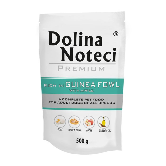 DOLINA NOTECI Premium Rich in guinea fowl with apple - wet dog food - 500g