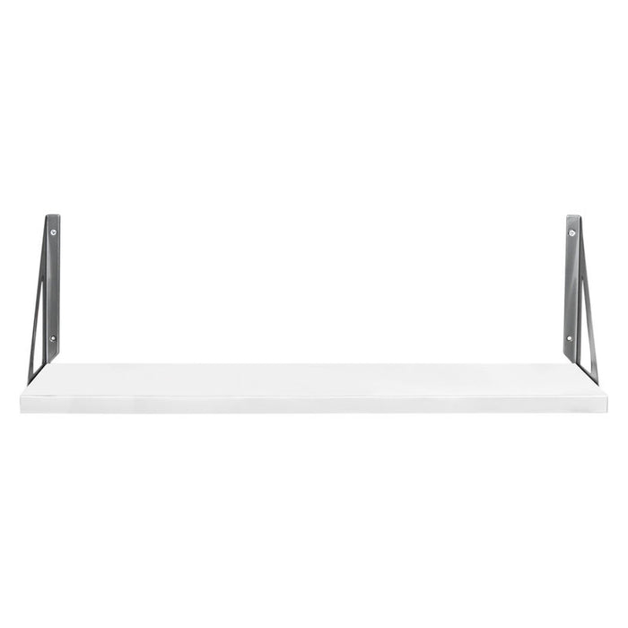 DOLLE TRIANGOLO SHELF 60X25X19 CM.WHITE/GRAY