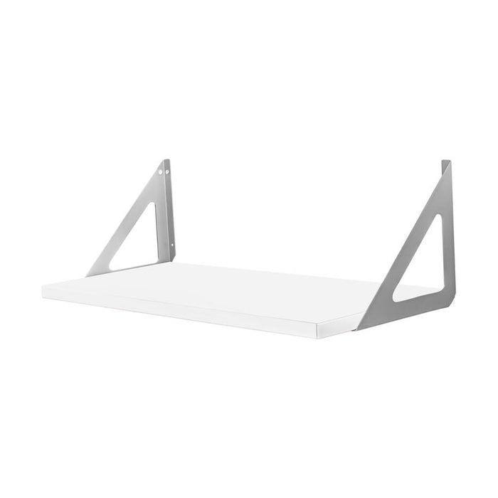 DOLLE TRIANGOLO SHELF 60X25X19 CM.WHITE/GRAY