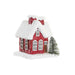 Doll’s House DKD Home Decor White Red 17 x 16,5 x 17 cm (2 Units) - Декорация и Осветление<<<Дом