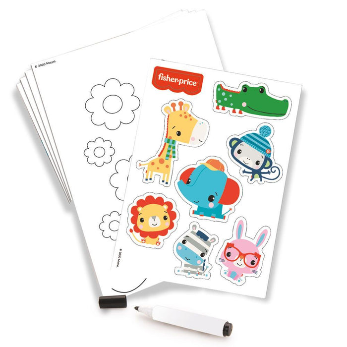 Dolu Fisher Price Writing Board - Easel, magnetic