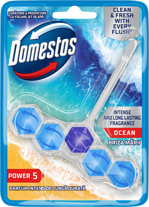 Domestos Power 5 Ocean toilet freshener, 50 g