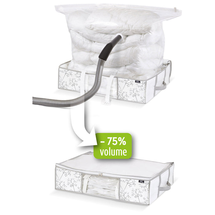 VACUUM BAG WITH CASE 65X50X15.5 CM DOMO LIVING
