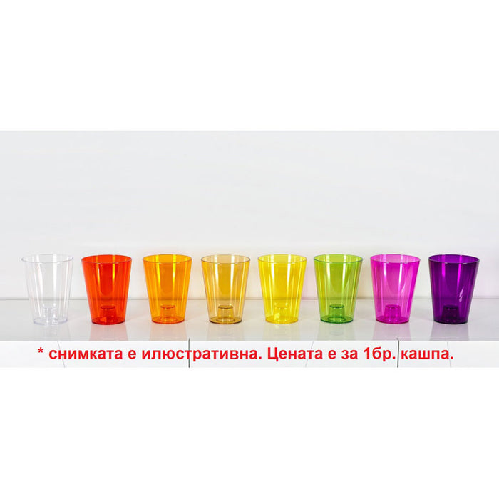 PLASTIC POT Φ12CM FOR ORCHID DON PLAST