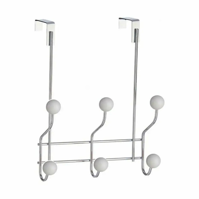 Door Coat Rack Berilo White Metal Plastic 10 x 22 x 26 cm 22,5 x 25 x 9 cm (24 Units) - Баня<<<Дом