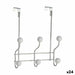 Door Coat Rack Berilo White Metal Plastic 10 x 22 x 26 cm 22,5 x 25 x 9 cm (24 Units) - Баня<<<Дом
