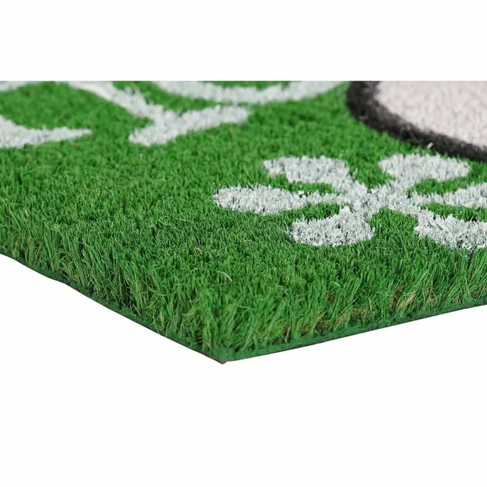 Doormat DKD Home Decor Christmas PVC Father Christmas Coconut Fibre (60 x 40 x 1,5 cm) (2 Units) - Декорация и