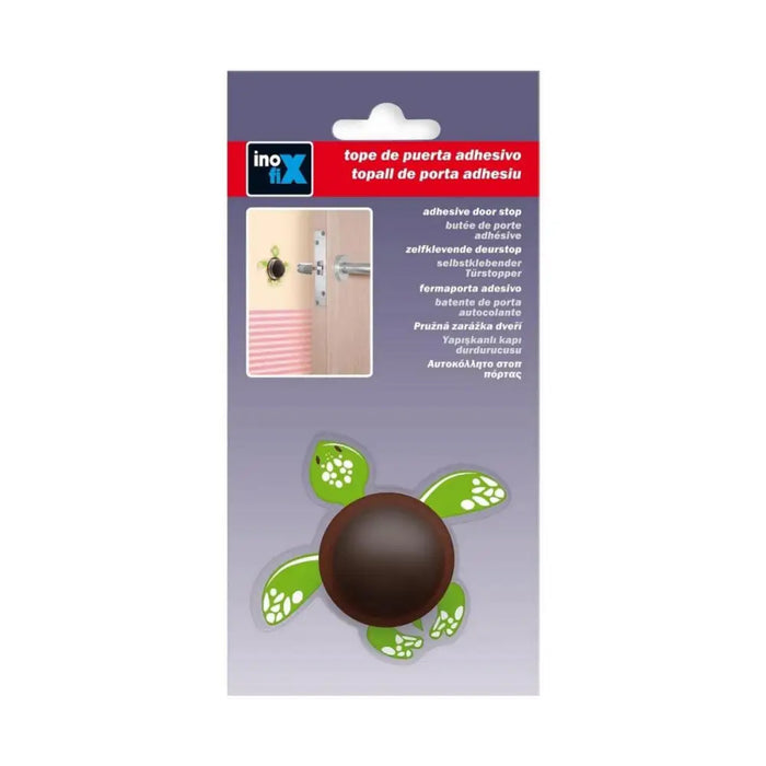 Doorstop Inofix Doors Tortoise Adhesive Green PVC - Декорация и Осветление<<<Дом Градина<<<BigBuy&&&Подпирачки за