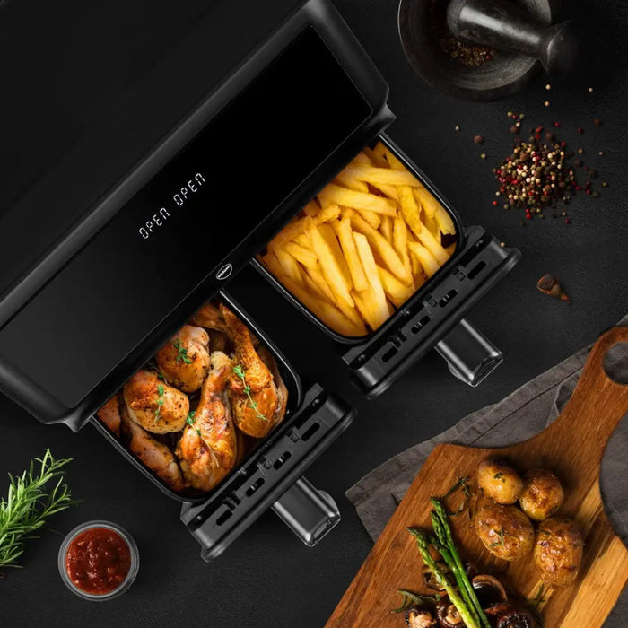 Double fat-free fryer 2200 W capacity 8 l LED display - FryersAGD-FRY<<<Home Appliance - ProductsAGD<<<ActionPL
