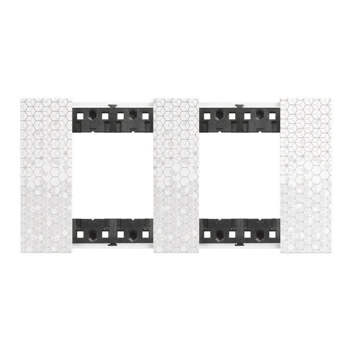 DOUBLE FRAME LN KA4802M2MW LIVING NOW BTICINO - PIXEL - Ключове контакти димери и