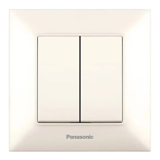 DOUBLE KEY CREAM PANASONIC Arkedia Slim - Ключове и контакти<<<Електроматериали<<<Praktiker&&&Ключове и
